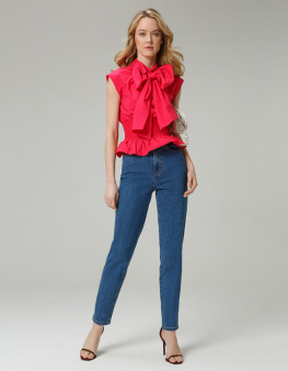 Oversized Cotton Blouse