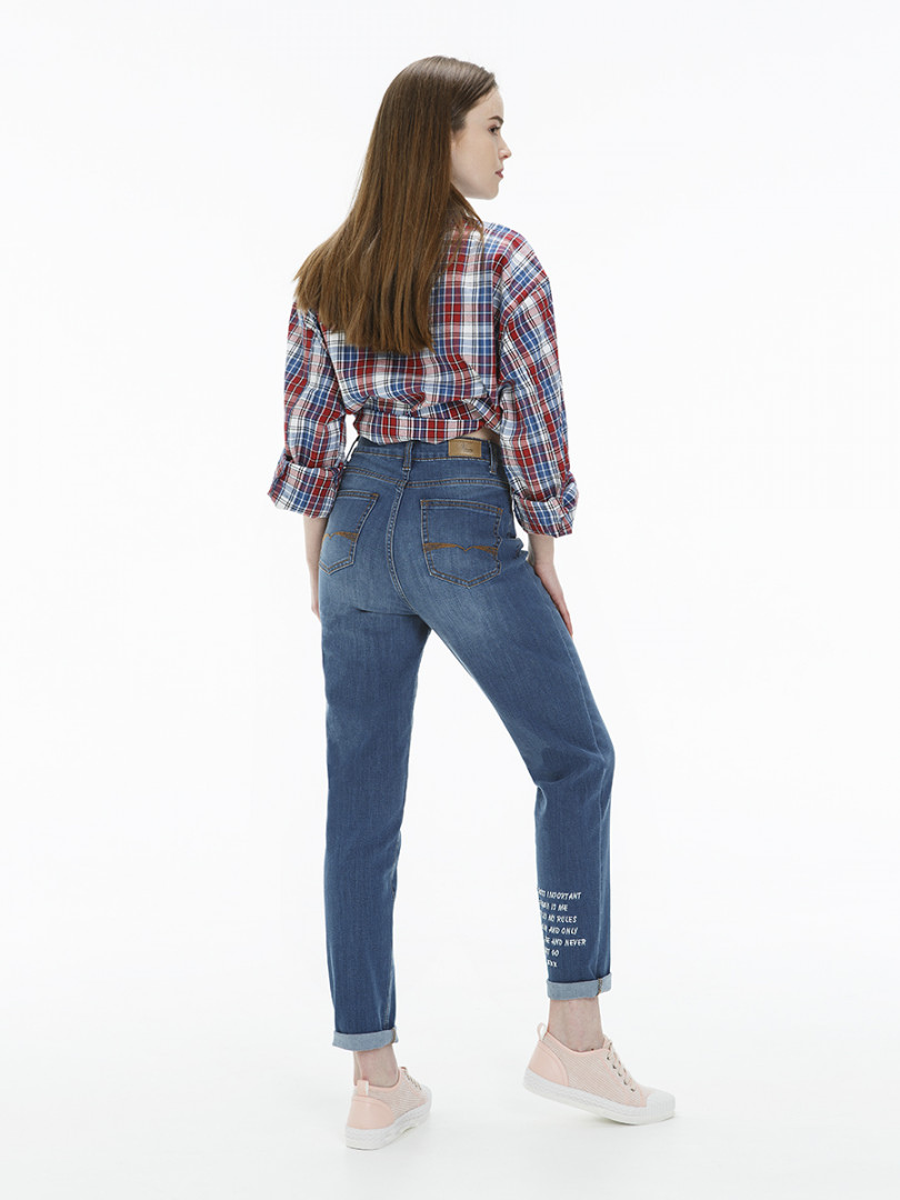 Женские Джинсы Mom VELOCITY LMV011-2