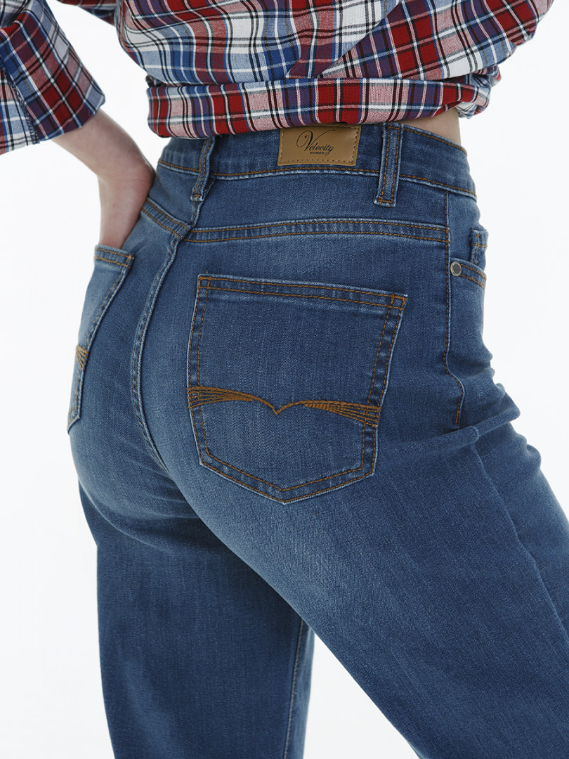 Женские Джинсы Mom VELOCITY LMV011-2