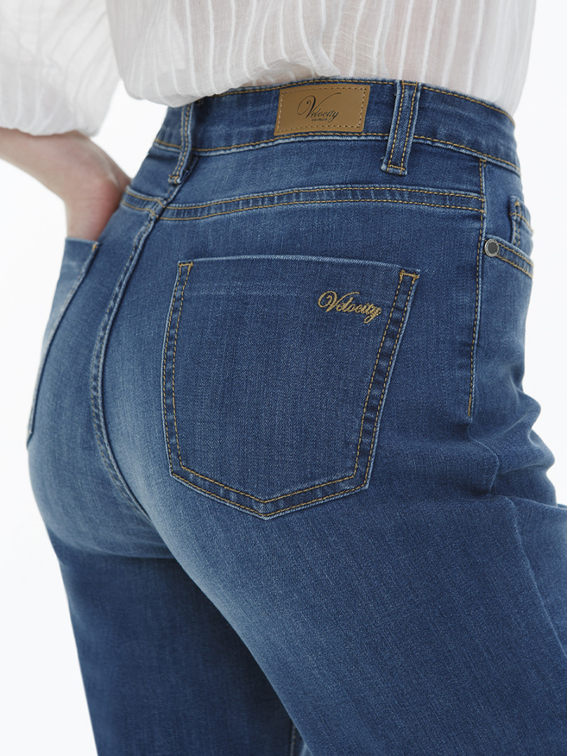 Женские Джинсы Mom VELOCITY  LMV012-2