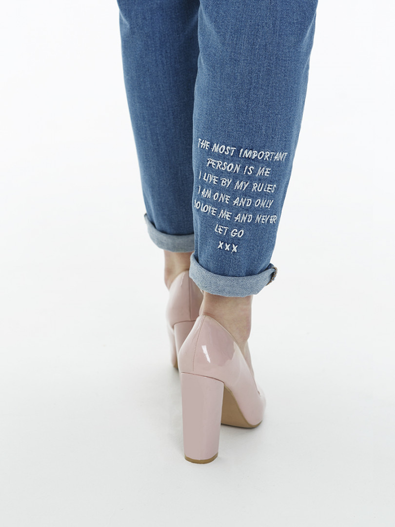 Женские Джинсы Mom VELOCITY  LMV011-3