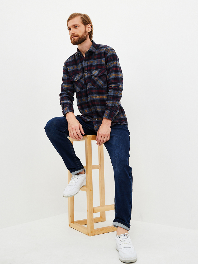 Мужские Джинсы Темно-синий арт. MR2524CF