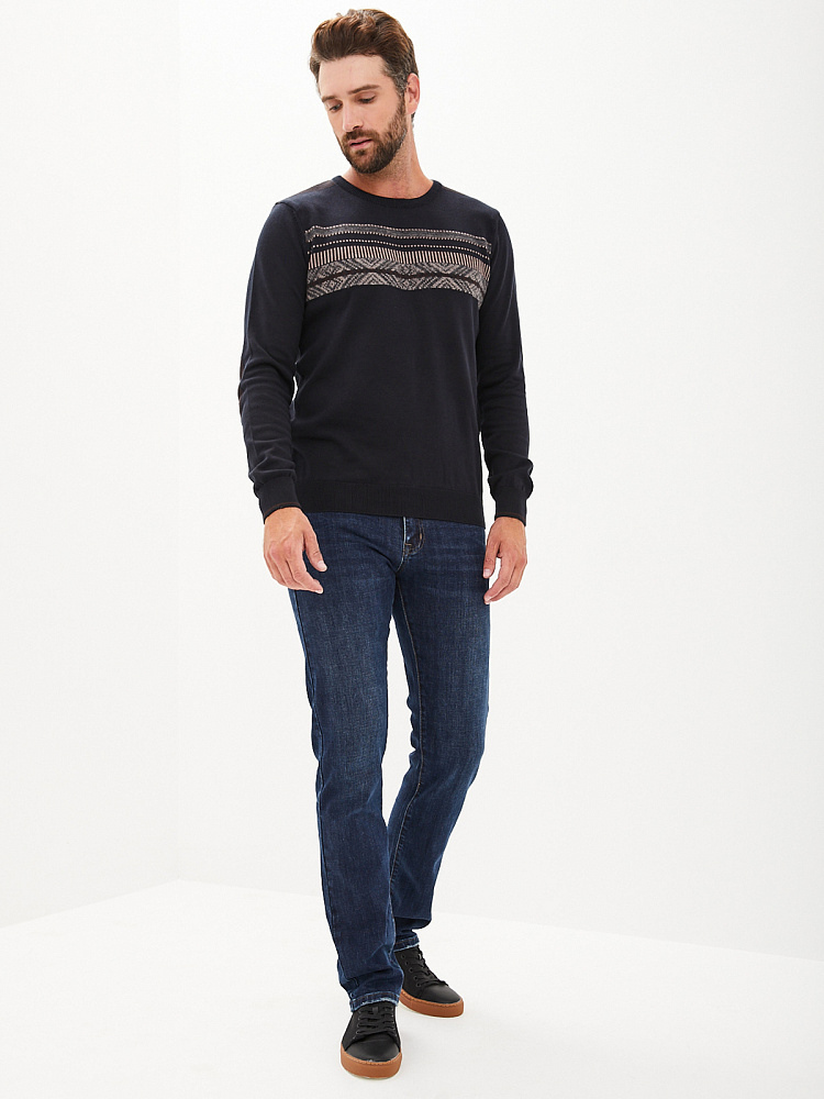 Мужские Джинсы Темно-синий арт. MR19217MID