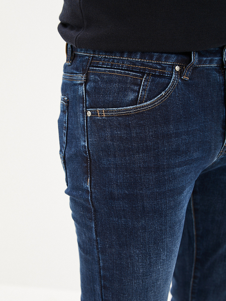Мужские Джинсы Темно-синий арт. MR19217MID