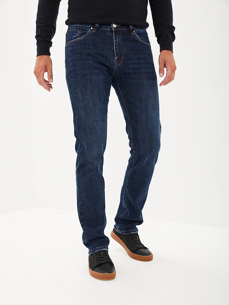 Мужские Джинсы Темно-синий арт. MR19217MID