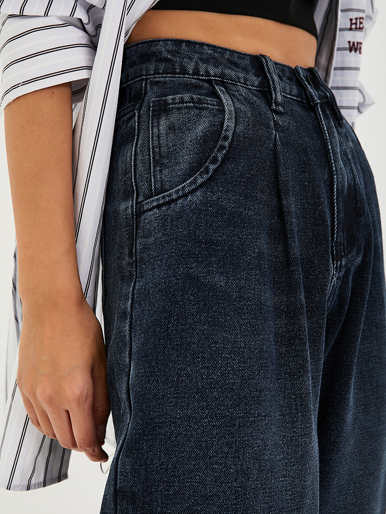 Женские Джинсы Сине-черный арт. MR282