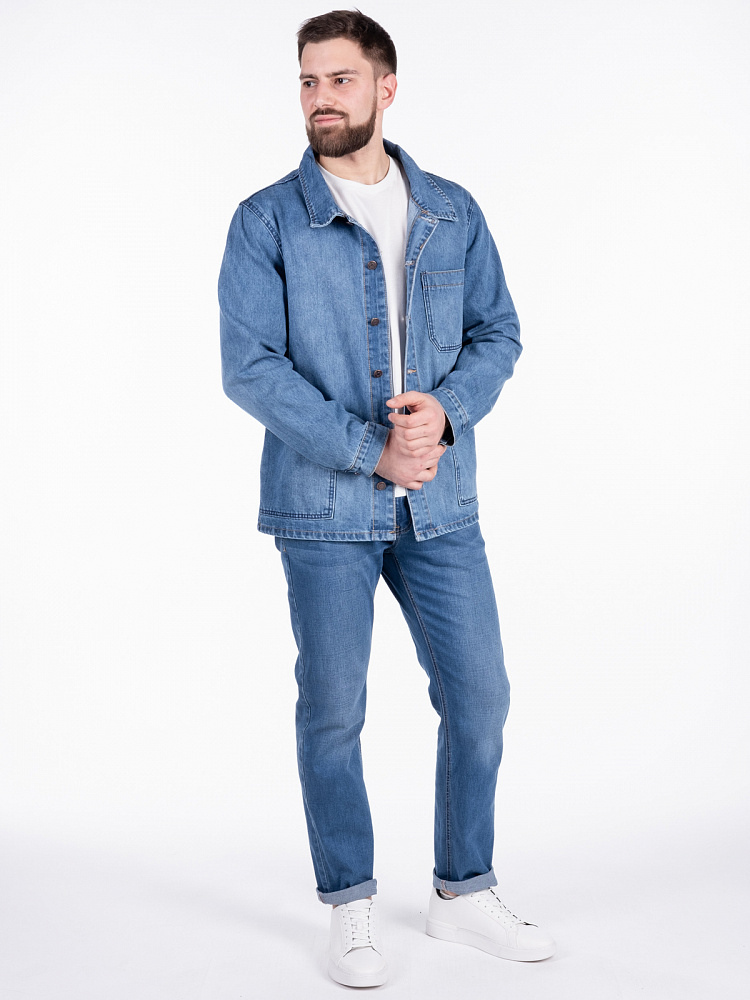 Мужские Джинсы Светло-синий арт. DM3538MIDF