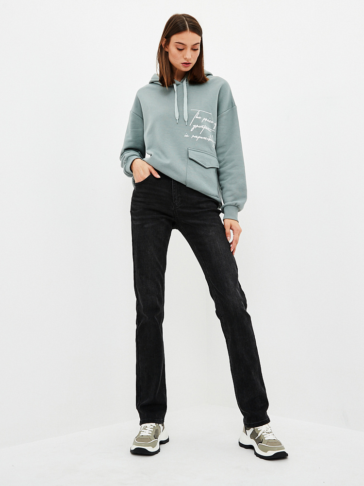 Женские Джинсы Темно-серый арт. MR406C