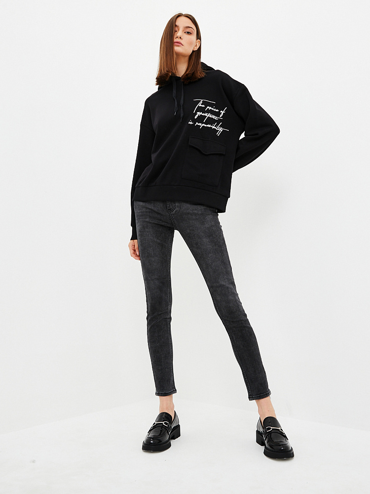 Женские Джинсы Темно-серый арт. MR400A