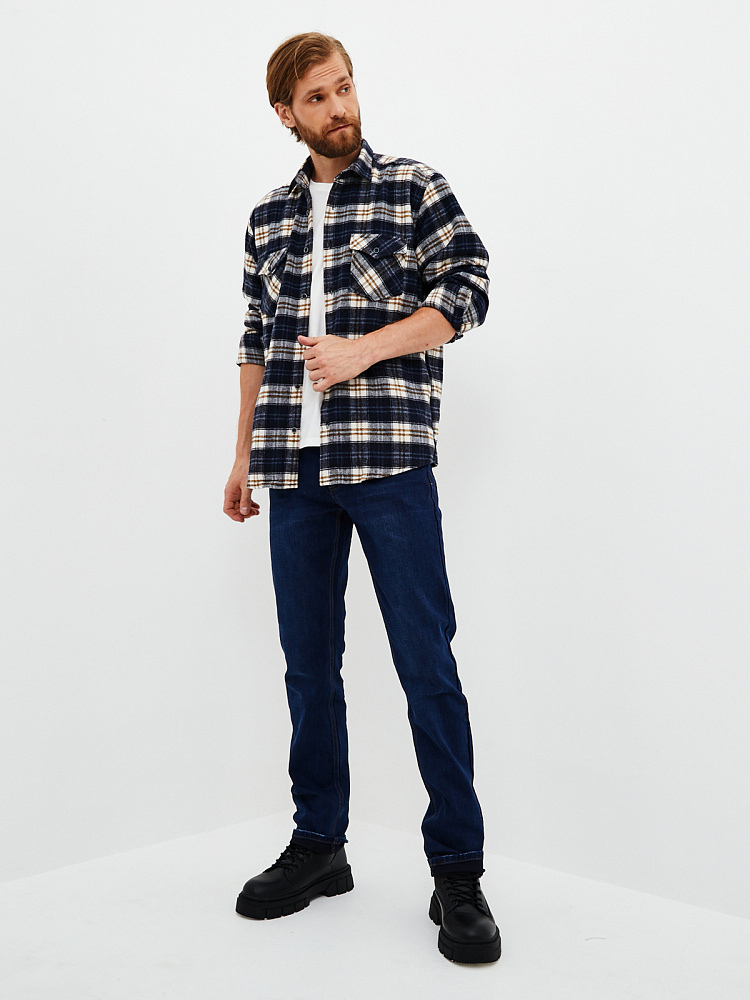 Мужские Джинсы Темно-синий арт. MR19227B