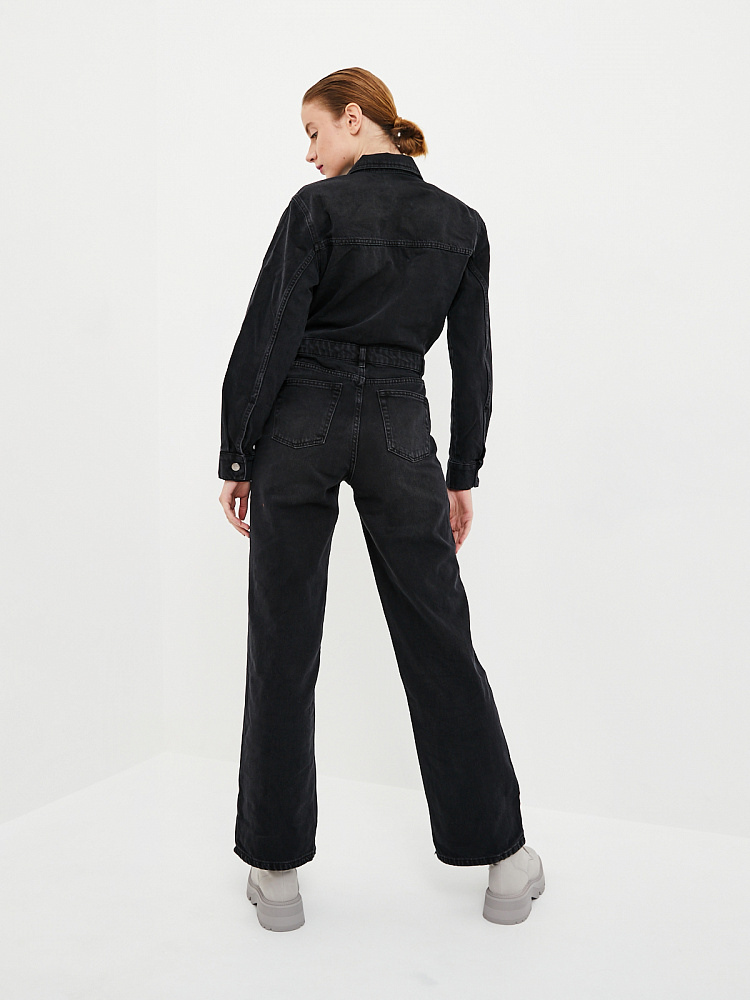 Женский Комбинезон Черный арт. 22KBT01