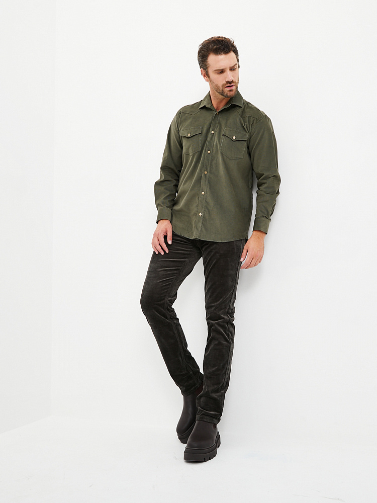 Мужские Брюки Зеленый арт. MR2528B