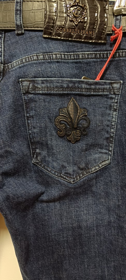 Мужские джинсы COBBELTI  2137 прямые синие арт. 2137cobelti