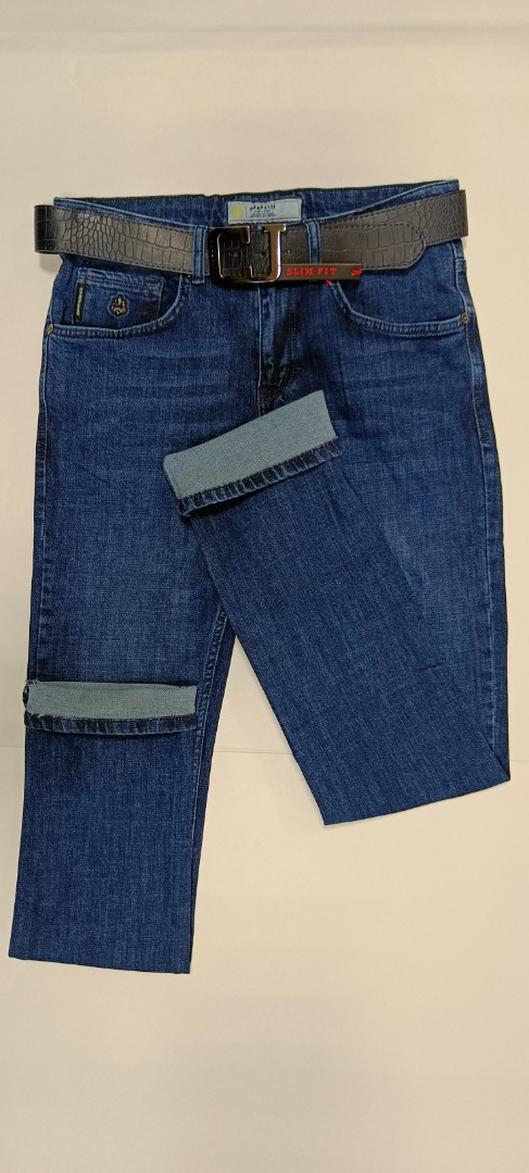 Мужские джинсы COBBELTI  2137 прямые синие арт. 2137cobelti