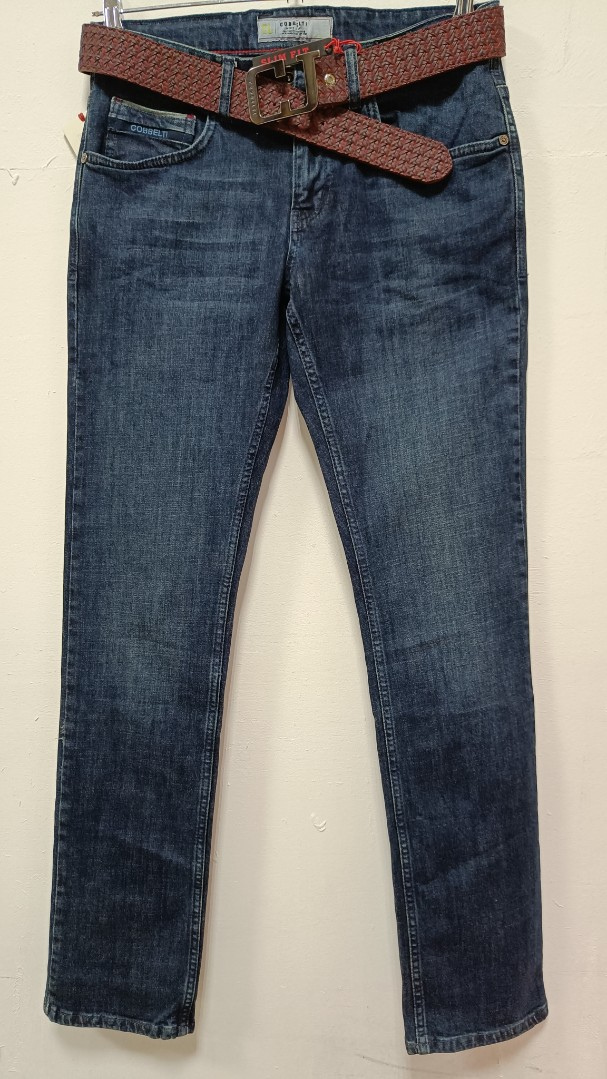 Мужские джинсы COBBELTI  2134 прямые синие арт. 2134cobelti