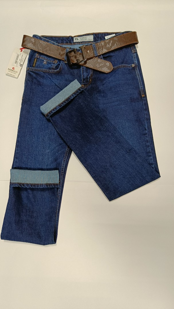 Мужские джинсы COBBELTI  2145 прямые синие арт. 2145cobelti