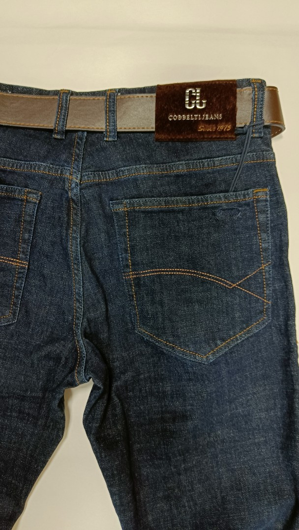 Мужские джинсы COBBELTI  1196 прямые синие арт. 1196cobelti