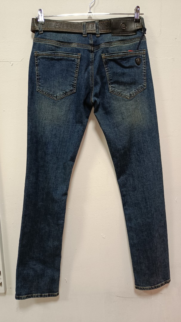 Мужские джинсы COBBELTI  1077 прямые синие арт. 1077cobelti