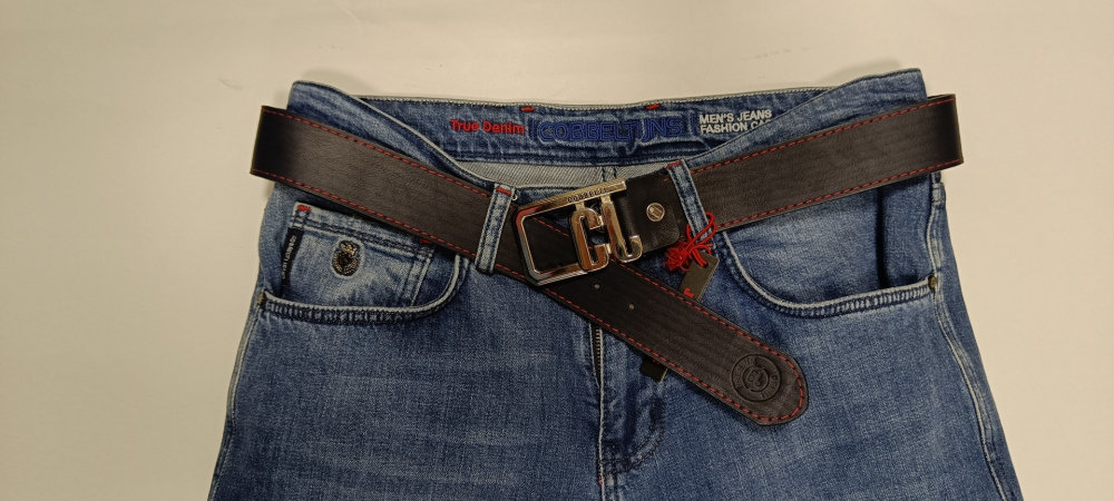 Мужские джинсы COBBELTI  2021 прямые синие арт. 2021cobelti