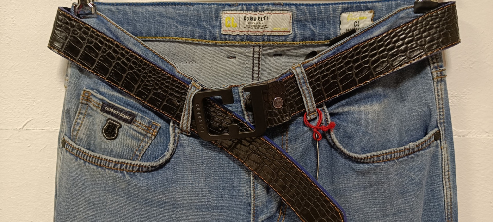 Мужские джинсы COBBELTI  2022 прямые синие арт. 2022cobelti