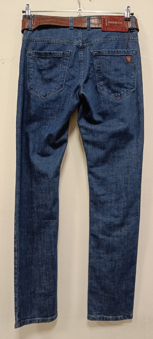 Мужские джинсы COBBELTI  1016 прямые синие арт. 1016cobelti