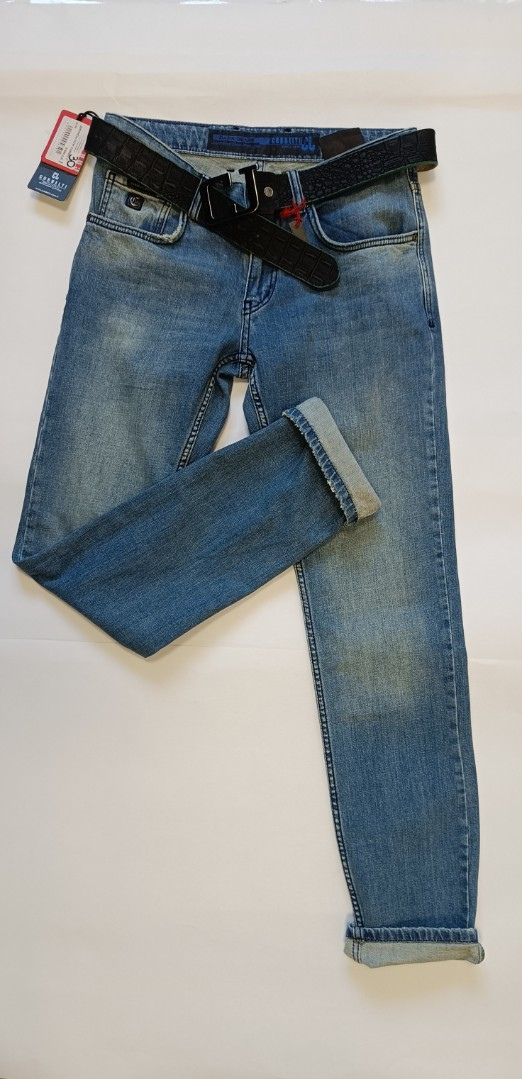 Мужские джинсы COBBELTI  2009 прямые синие арт. 2009cobelti