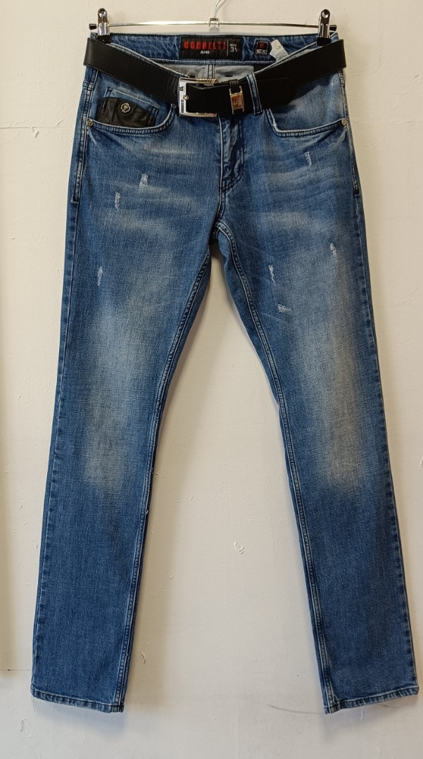Мужские джинсы COBBELTI  1006 прямые синие арт. 1006cobelti
