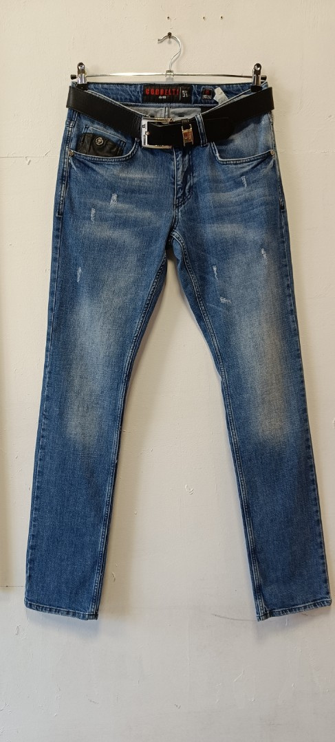 Мужские джинсы COBBELTI  1006 прямые синие арт. 1006cobelti