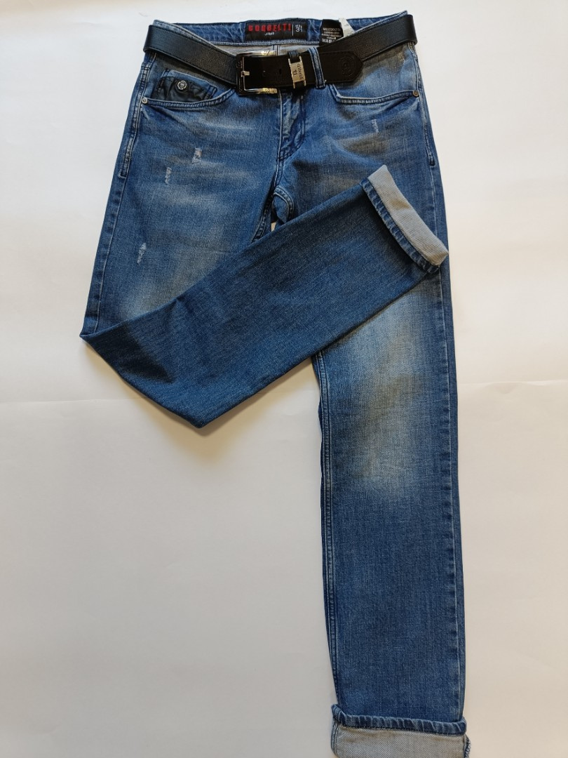 Мужские джинсы COBBELTI  1006 прямые синие арт. 1006cobelti