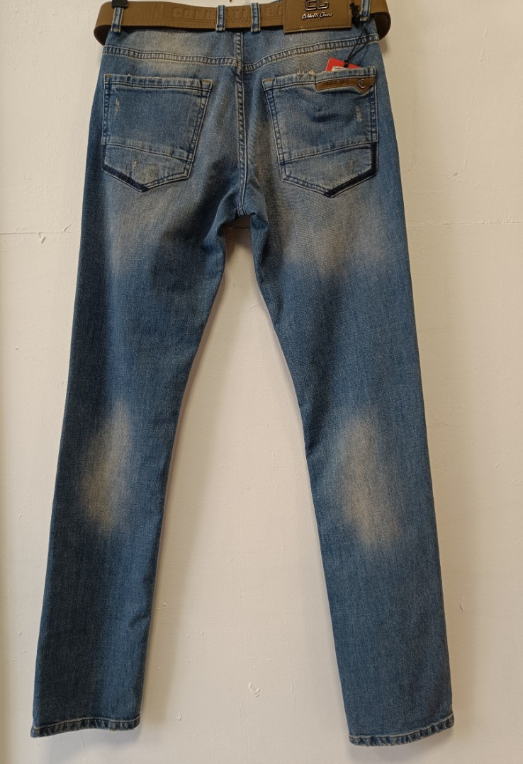 Мужские джинсы COBBELTI  2007 прямые синие арт. 2007cobelti