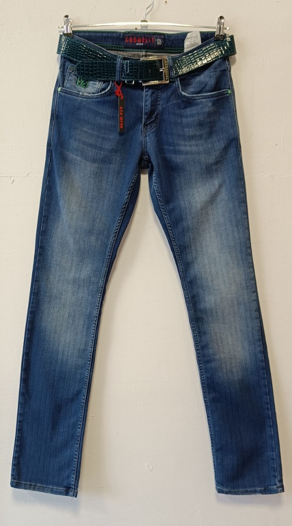 Мужские джинсы COBBELTI  11687 прямые синие арт. 11687cobelti