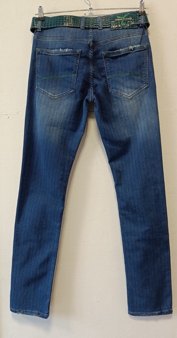 Мужские джинсы COBBELTI  11687 прямые синие арт. 11687cobelti