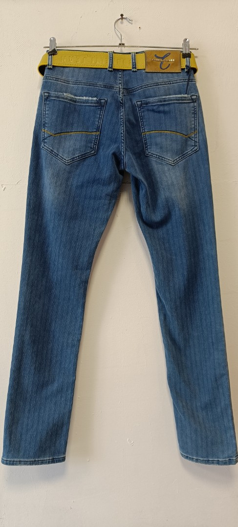 Мужские джинсы COBBELTI  11677 прямые синие арт. 11677cobelti