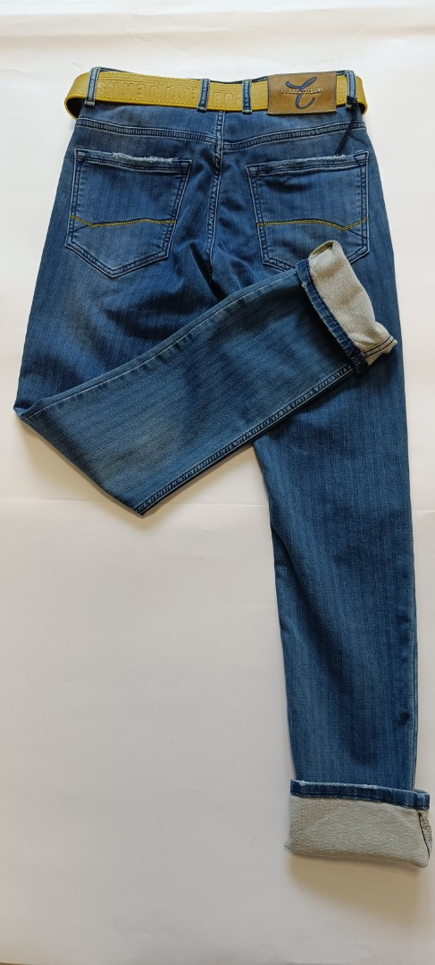 Мужские джинсы COBBELTI  11677 прямые синие арт. 11677cobelti