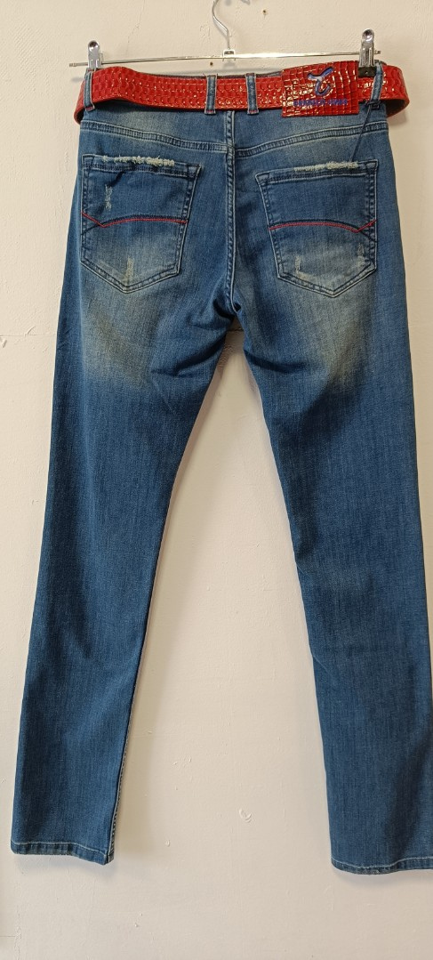 Мужские джинсы COBBELTI  1164 прямые синие арт. 1164cobelti