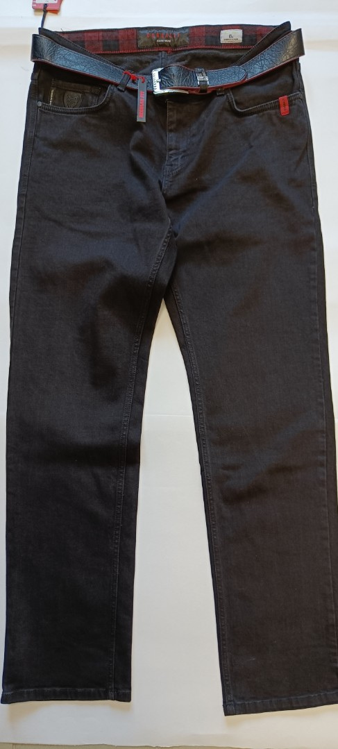 Мужские джинсы COBBELTI  1703 прямые черные арт. 1703cobelti