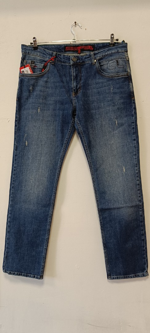 Мужские джинсы COBBELTI  2508 прямые черные арт. 2508cobelti