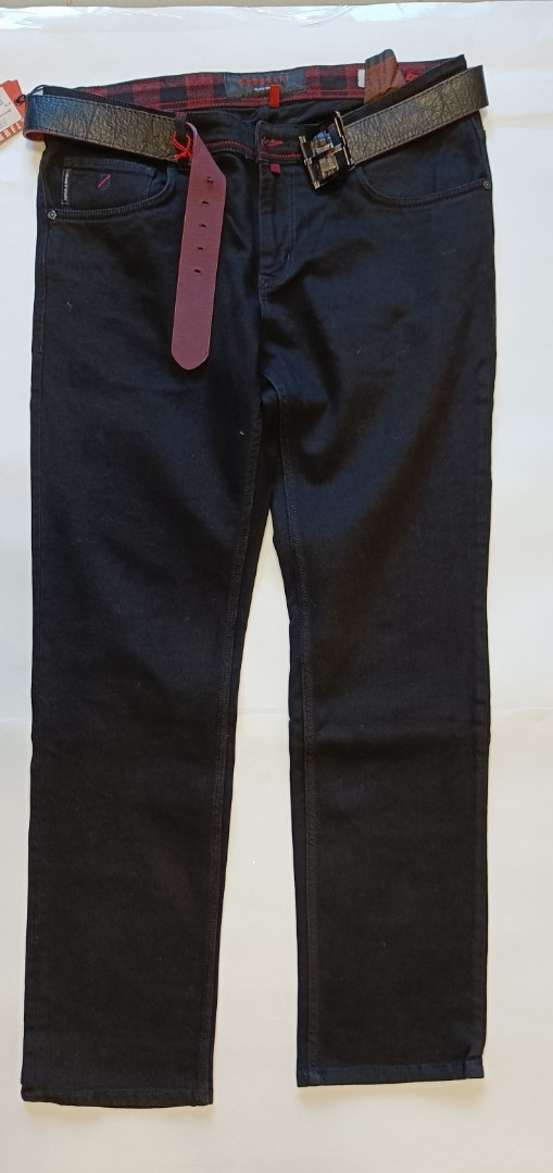 Мужские джинсы COBBELTI  1204 прямые черные арт. 1204cobelti