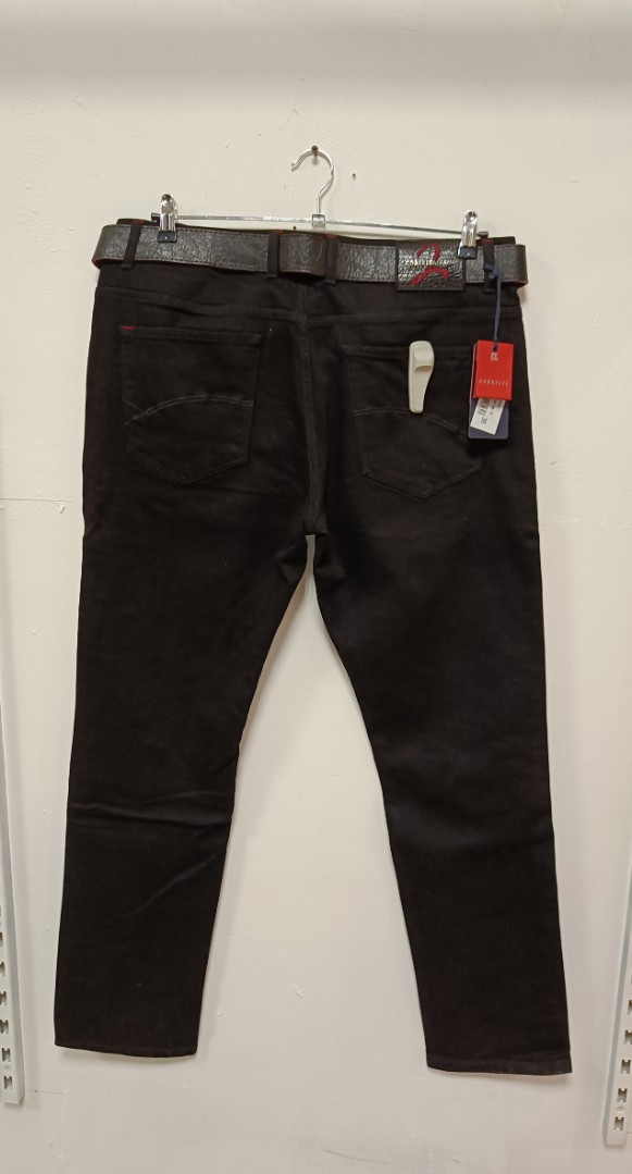 Мужские джинсы COBBELTI  1204 прямые черные арт. 1204cobelti