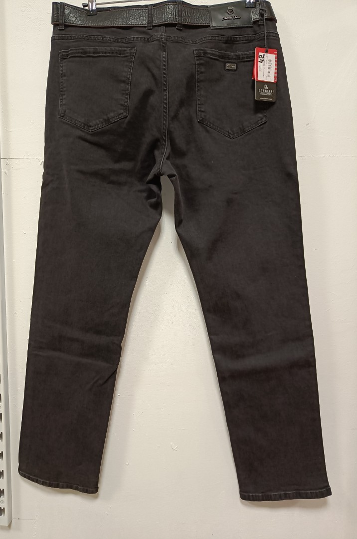 Мужские джинсы COBBELTI  1204 прямые черные арт. 1204cobelti