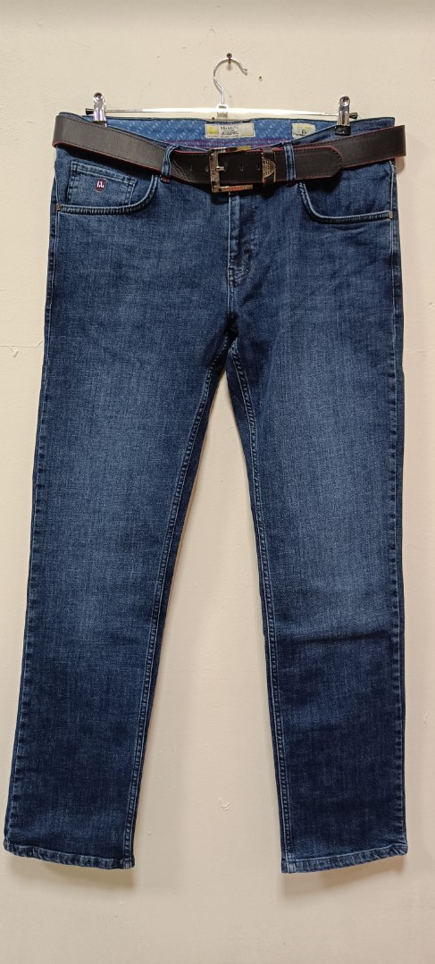 Мужские джинсы COBBELTI  1201 прямые черные арт. 1201cobelti