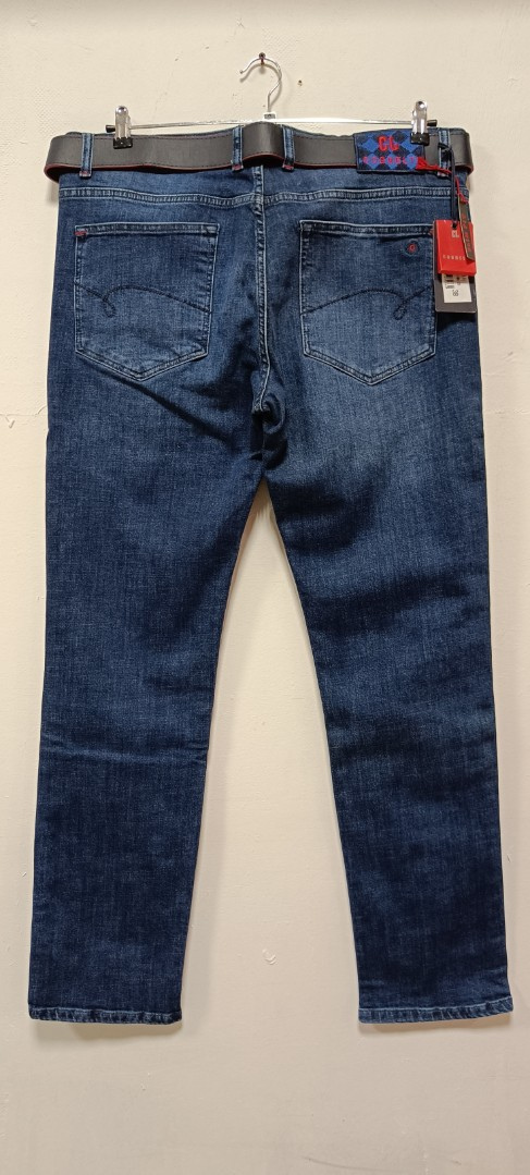 Мужские джинсы COBBELTI  1201 прямые черные арт. 1201cobelti