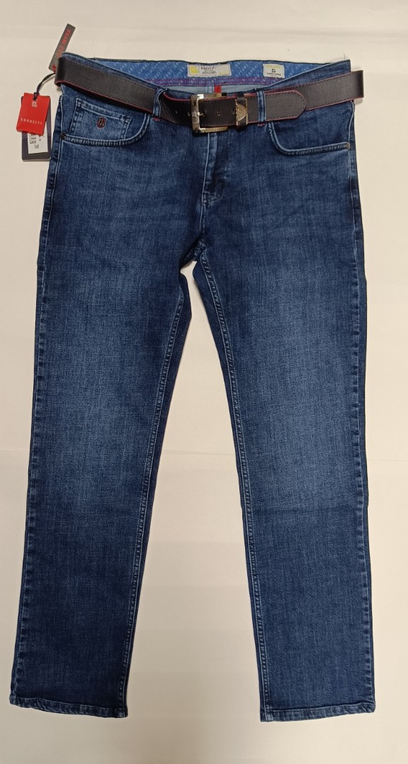 Мужские джинсы COBBELTI  1201 прямые черные арт. 1201cobelti