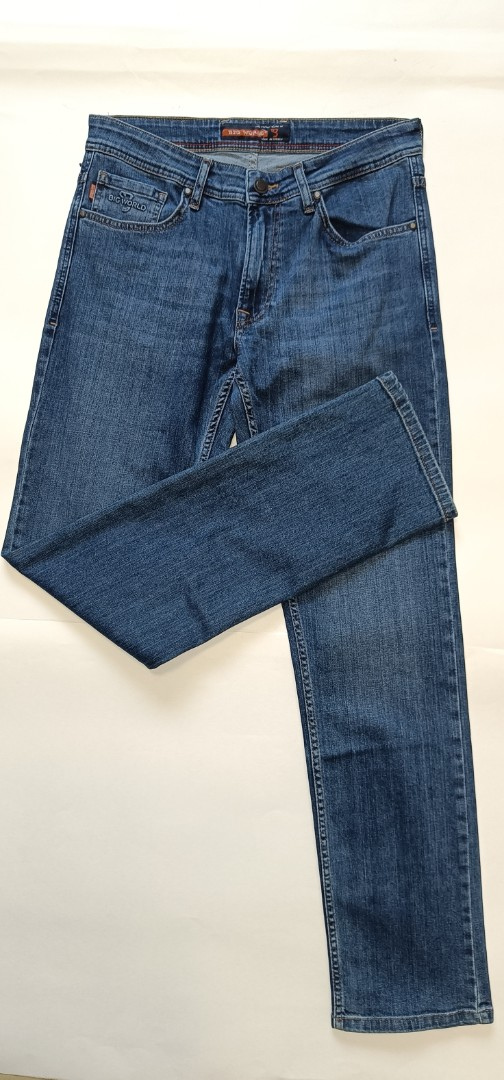 Мужские джинсы Big World  630-23 прямые синие арт. 630-23bigworld