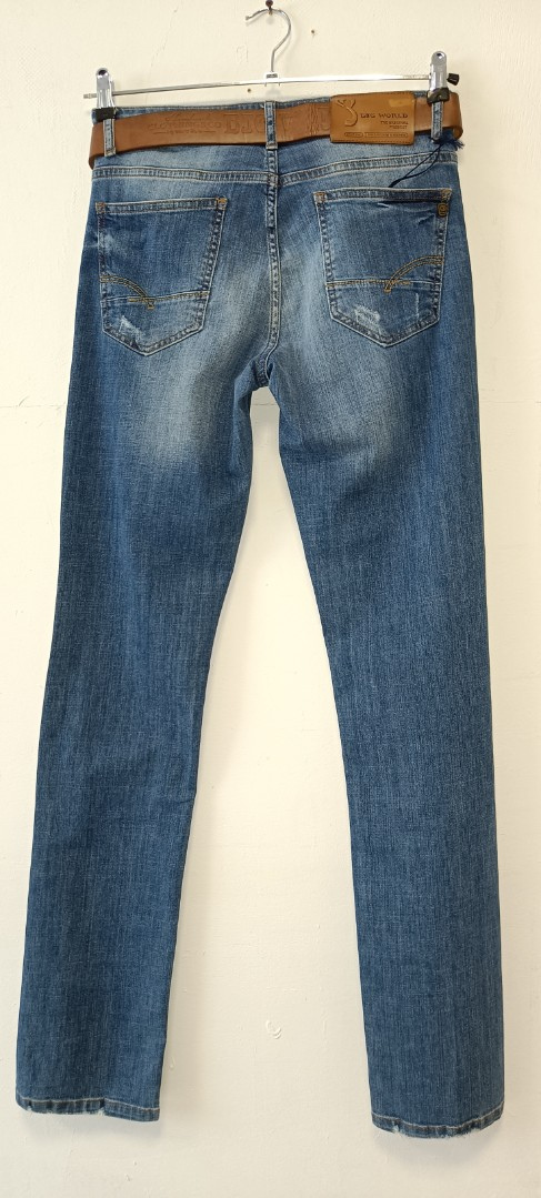 Мужские джинсы Big World   630-06 прямые синие арт. 630-06bigworld