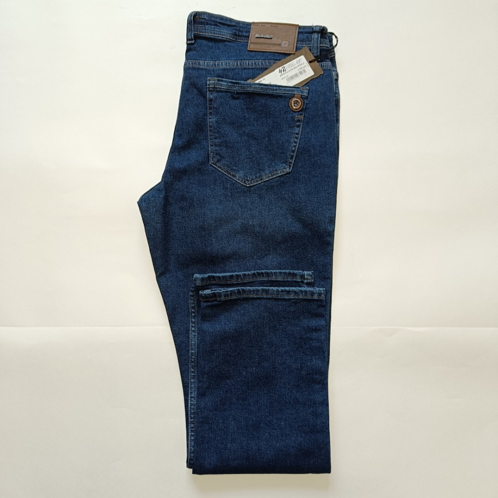 Мужские джинсы Big World   860-10 прямые черные арт. 860-10bigworld