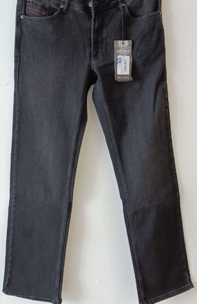 Мужские джинсы Big World   2521-145 короткие прямые синие арт. 2521-145bigworld