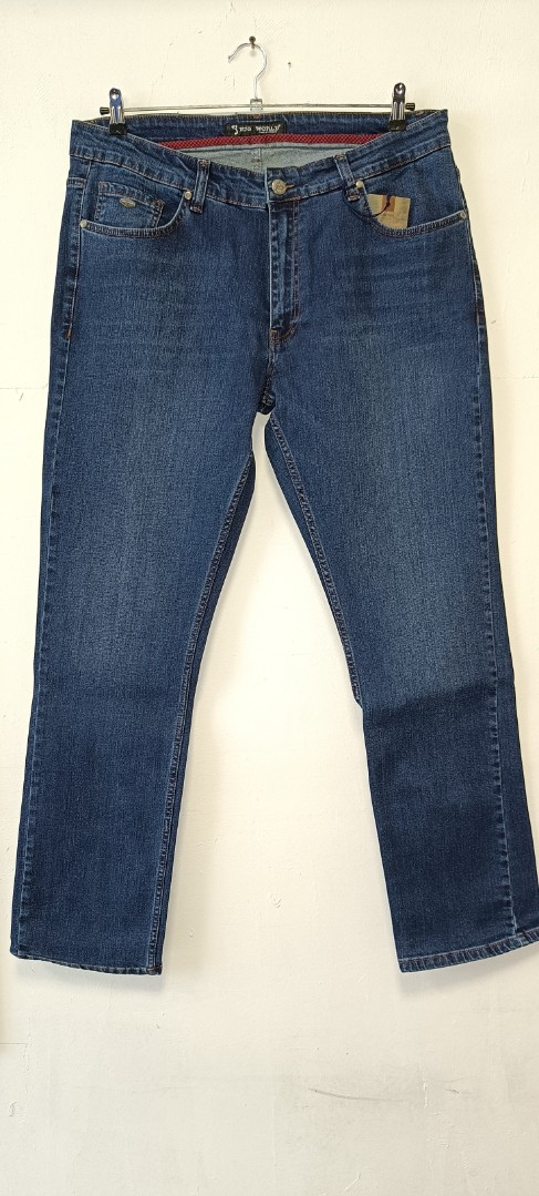 Мужские джинсы Big World  630-04 прямые синие арт. 630-04bigworld