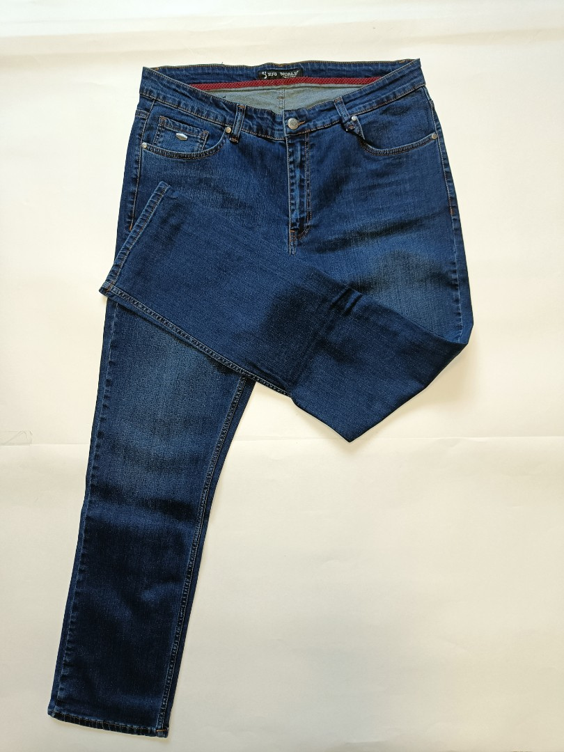 Мужские джинсы Big World  630-04 прямые синие арт. 630-04bigworld