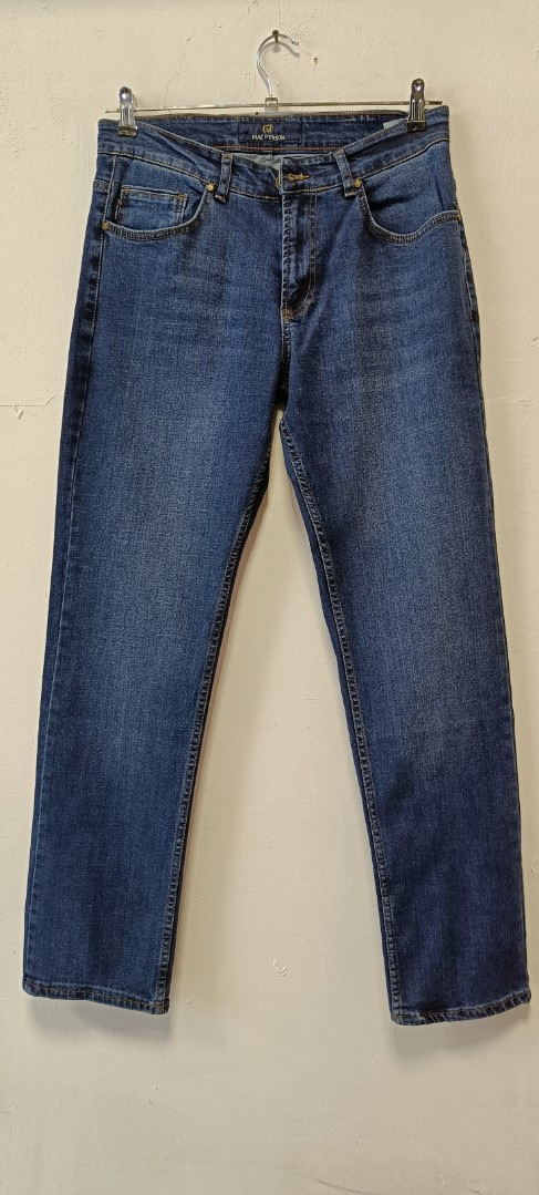 Мужские джинсы Mac Person 2987 прямые синие арт. 2987macperson